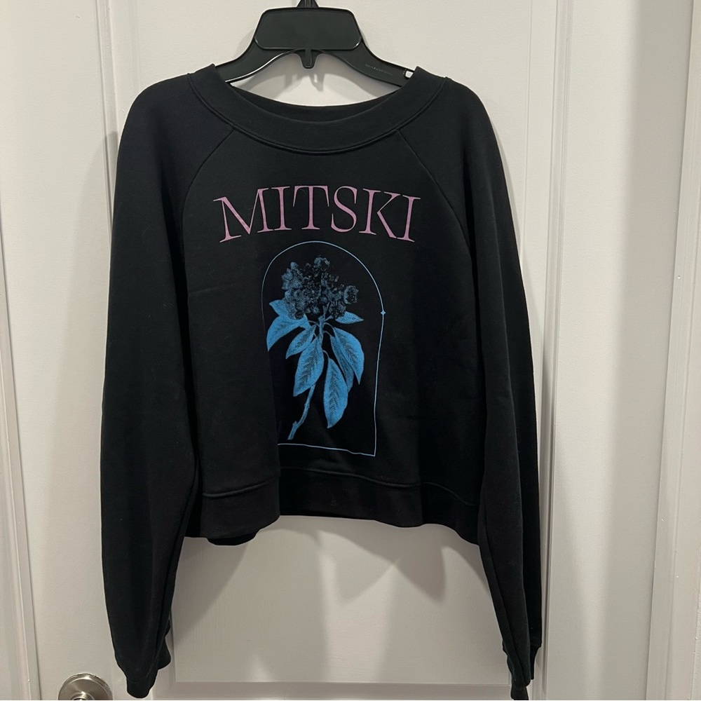Mitski Merchandise Cropped Crewneck